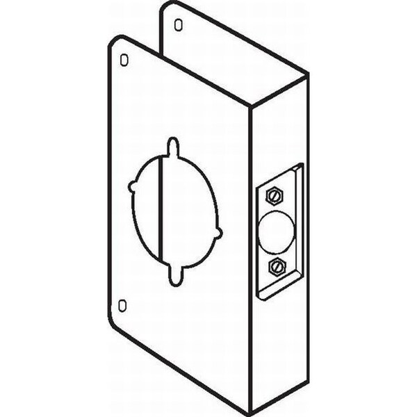 Classic Wrap Around for Deadbolt with 1-1/2" Hole with 2-3/4" Backset and 1-3/8" Door